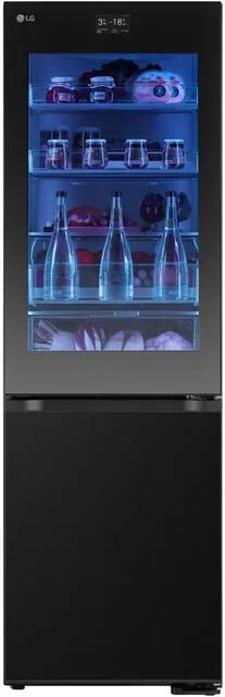 LG GBG7190CEV Kühl-/Gefrierkombination schwarz
