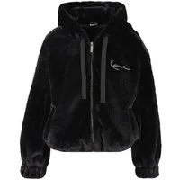 Karl Kani Sweatjacke Karl Kani Metal Signature Vegan Fur Zip Hoodie Jacket