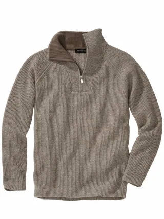 Mey & Edlich Herren St. Moritz-Troyer Beige 80 % Wolle, 20 % Polyamid