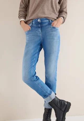 Cecil 5-Pocket-Jeans "Style Scarlett" mit Turn-up