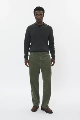 Casual Hose MAChino Casual Hose Lockere Passform green