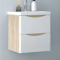 Aica Sanitär Waschtisch Unterschrank Waschbecken MDF Badmöbel Waschbeckenunterschrank