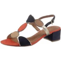 MARCO TOZZI Sandalette, Blockabsatz, Sommerschuh, Riemchensandale mit verstellbarer Schnalle
