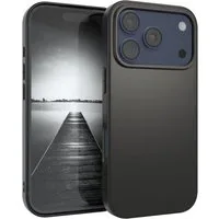 EAZY CASE Handyhülle Slimcover aus Silikon Solid Schwarz für Apple iPhone 17 Serie 6,3 Zoll, Cover für Apple iPhone 17 Pro in Schwarz Handyhülle Slim Solid Case
