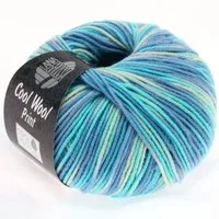 LANA GROSSA Cool Wool Print Häkelwolle, 160 m
