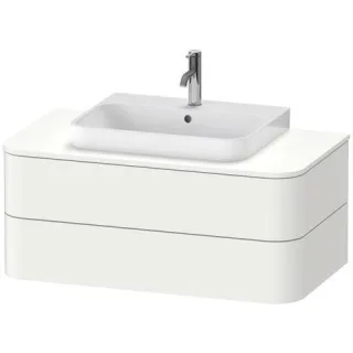 Duravit Happy D.2 Plus Konsolenwaschtischunterbau wandhängend Weiß Seidenmatt 1000x550x408 mm - HP49 HP4971036360010