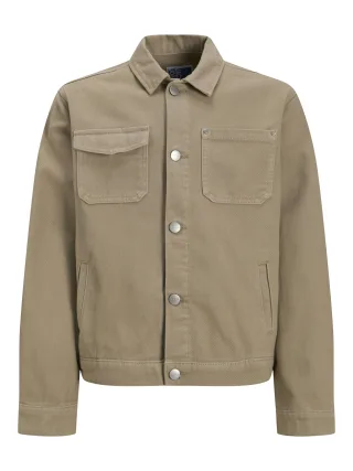 JACK&JONES - JORBELLAGIO DENIM JACKET JNR silver sage - Gr. - 152