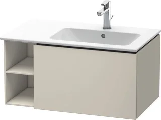 Duravit L-Cube Waschtischunterbau wandhängend Taupe Matt 820x481x400 mm - LC619209191 LC619209191