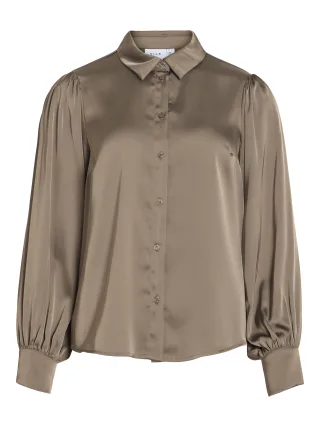 VILA - VIENNA RAVENNA L/S BALLOON SHIRT - NOOS - Gr. - 42
