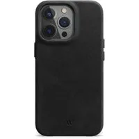 wiiuka Smartphone-Hülle Hülle für iPhone 15 Pro Lederhülle Leder Case Handyhülle, Handgefertigt - Deutsches Leder, Premium Case