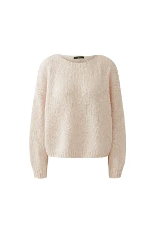 Oui - Pullover sepia rose - Gr. - 44