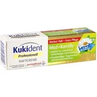 Kukident Zahnpflege-Set Haftcreme Med + Kamille, 1-tlg., 40 g, Starker Halt + Extra Pflege