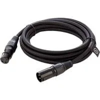 XLR Microfon Kabel schwarz, 3 Meter
