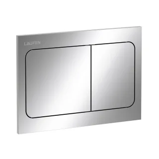 Laufen Betätigungsplatte AIR INEO mit Zweimengenbetätigung chrom, H9001130040001 H9001130040001