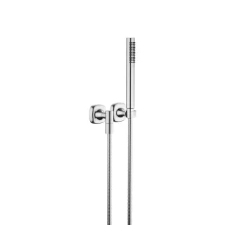 Dornbracht Schlauchbrausegarnitur mit Einzelrosetten COYA 27808404 Chrom,27808404-00 27808404-00