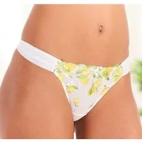 Vivance String mit Zitronen-Stickerei