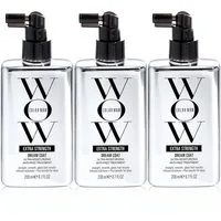 COLOR WOW Haarspray Anti Frizz Pflege Glanzspray Color Styling Dream Coat Extra Strength, 3-tlg., Extra starke Anti-Frizz-Wirkung, WOW, Geschmeidigkeit ohne Fettfilm
