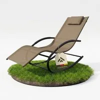 NovaTerra Gartenlounge-Set Premium Sun Lounger verschiedene Farben, Terrasse und Outdoor, Wetterfeste und rostbeständige Liege mit pulverbeschichtetem Gestell