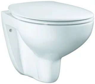 Grohe Wand-Tiefspül-WC Set 39351 Bau Keramik mit WC-Sitz soft close alpinweiß, 39351000 39351000