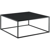 en.casa Couchtisch, »Lebus« Metall 38 x 85 x 85 cm Schwarz