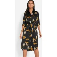 Witt Etuikleid Hemdblusenkleid Langarm