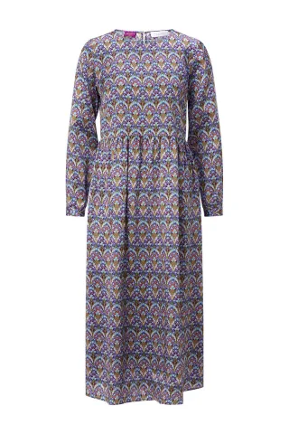 Rich & Royal - Printed Midi Dress cobalt aura - Gr. - 36