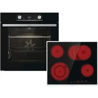 GORENJE Backofen-Set Steam Set, mit 1-fach-Teleskopauszug, Aqua Clean, AirFry-Funktion