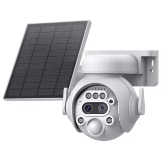 ST S515 6MP HD WiFi Solar Security Camera 12X Optical Zoom Dual Lens PTZ IP65 Waterproof PIR Motion Detections Two-Way A
