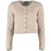 OS Trachten Trachtenjacke Strickjacke Vanessa beige