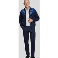 Herbold Sportswear Trainingsanzug Herren Freizeitanzug Hausanzug mit Kontrasteinsatz (2-tlg), auch in Kurzgrößen, mit Reißverschluss-Taschen und Biesennaht