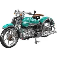 Mould King American Cruiser Motorrad Spielbausteine, (1971 St), Chopper, 1971 Teile