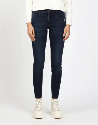 GANG Damen Jeans 94AMELIE - relaxed fit Jeans bluenight wash