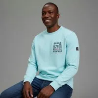 KangaROOS Sweatshirt aus angerauter Sweatware, mit Rundhalsausschnitt, Langarm-Design