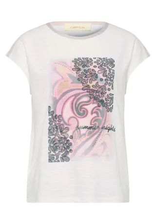 CARTOON - Rundhals-Shirt weiß - Gr. - 38