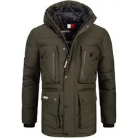 Geographical Norway Winterjacke Herren Winterjacke Parka mit Kapuze H-241