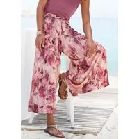 LASCANA Hosenrock mit extra weitem Bein mit Blumenprint, Culotte, 7/8-Länge, leichte Sommerhose