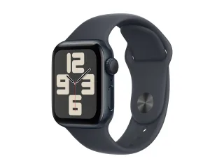 Apple Watch SE (2022) (GPS) 40mm Mitternacht mit Sportarmband S/M Mitternacht | mxe73qf/a |
