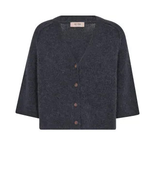 MOS MOSH - MMThora Lizet Knit Cardigan india ink - Gr. - M