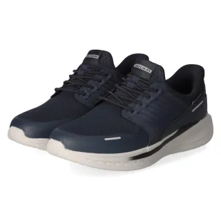 Skechers Slip-Ins Sneaker SLADE LUTHER - Gr. 40 - Blau - Synthetik