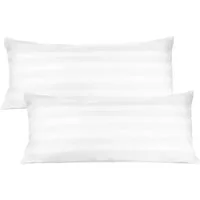 KEAYOO Kissenbezüge Satin Kissenbezug, (2 Stück), 100% Baumwolle mit Reißverscluss