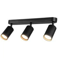 STANBOW Deckenstrahler LED-Deckenstrahler 1/3 Fassung GU10 Deckenleuchte 350° drehbar, ohne Leuchtmittel, Tageslichtweiß, Warmweiß, Einfache Installation,warmweiß,2 Befestigungsmöglichkeiten, Büro 2St.