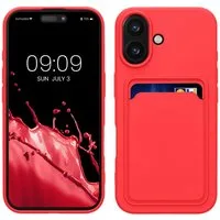 kwmobile Handyhülle Hülle für Apple iPhone 16, Handyhülle mit Fach für Karten - Handy Cover Case