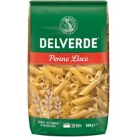 DELVERDE Nudeln, Delverde Penne Lisce Selezionata di Grano Duro Hartweizennudeln 500g
