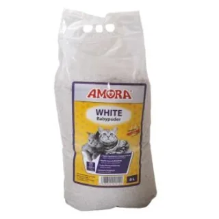 Amora Katzenstreu Compact Babypuder 8 Liter