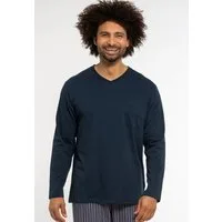 Ammann Pyjamaoberteil Cotton - Mix & Match (1-tlg) Schlafanzug Shirt Langarm - Baumwolle