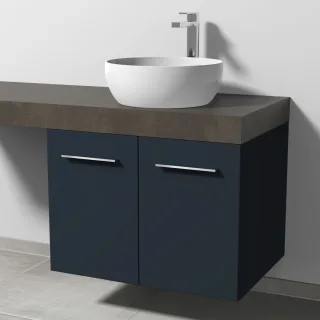 Sanipa Waschtischunterbau mit Türen 2morrow (G3362) 510x700x520 Marine-Matt, G33621R G33621R