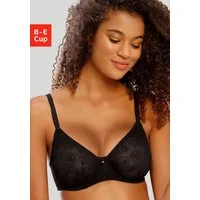 Nuance by Lascana T-Shirt-BH mit Bügel, mit nahtlosen Cups aus glatter Spitze, Dessous