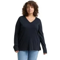 TOM TAILOR PLUS Strickpullover mit Ziernaht