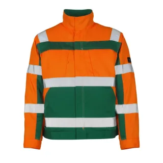 MASCOT Cameta Jacke SAFE COMPETE Hi-vis Orange / Grün L - 07109-860-1403-L