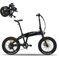 VECOCRAFT E-Bike Klapprad Klapprad  20*4,0 Zoll Fatbike,48V 10Ah faltbares Citybike,Damen Herren, 8 Gang Shimano, Heckmotor, 480 Wh, (Falt-E-Bike Erwachsene), 85KM, Faltrad Elektrofahrrad, Falt-E-Bike Erwachsene für Damen Herren